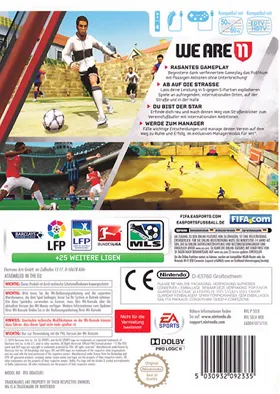 FIFA Soccer 11 box cover back